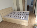 全友家居 双人高箱储物收纳床板式床现代简约主卧室床1.5x2米政府补贴 实拍图