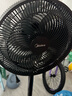 美的（Midea）【超级单品】七叶轻音立式电风扇家用柔风落地扇台式桌面小型风扇大风量节能摇头宿舍电扇 SAF30AB 实拍图