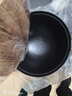夏老大龟纹铸铁锅双耳炒锅无涂层物理不易粘古法家用老式圆底炒菜锅34cm 实拍图