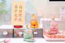 伊文兔（THE RABBIT IVEN）创意国风手机支架办公室小摆件西安伴手礼文创礼物生日礼物实用 转运小福禄手机架-全套4个 实拍图