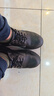 蓝鸥盾劳保鞋男士防滑厨师防砸钢包头防刺安全工作牛皮工地鞋D1069N 42 实拍图