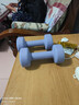 Keep 彩色浸塑哑铃 男女家用家庭健身肌肉塑形手臂轻重量紫灰色 3kg*2 实拍图