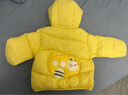 巴拉巴拉童装儿童羽绒服宝宝2025新款冬季婴儿轻薄外套男童女童上衣反季萌 黄色蜜蜂 90 （充绒量37g） 实拍图