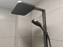箭牌智能恒温花洒套装数显增压喷头钢琴按键玻璃大置物面淋浴花洒全套 K600恒温数显琴键枪灰34153MZHGG 实拍图