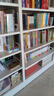 豫正豫正家用学生现代简约书籍馆多层落地置物架钢制简易图书馆书架 珍珠白单面六层2米高1.1m长主架 实拍图