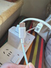 华为原装6A数据线 USB Type-A转USB Type-C/1m线长/支持66W（11V6A）充电 白色CC790 实拍图