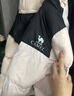 骆驼（CAMEL）【小太阳】户外羽绒服鸭绒加厚羽绒衣经典时尚防风保暖运动外套 白玉粉/幻影黑 男女同款 A33CAPN163J XL 实拍图