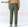 探拓（TECTOP）冲锋裤男加绒保暖防风软壳裤登山徒步裤 男款螺青 XL 实拍图