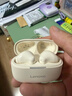 联想（lenovo）真无线蓝牙耳机 半入耳式耳机 音乐运动游戏耳机蓝牙5.4 适用苹果华为小米手机 EA110月岩白 实拍图