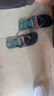 迪卡侬人字拖男拖鞋沙滩鞋耐磨舒适sbt藏青树叶43~44码 4485561 实拍图