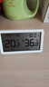 得力（deli）【超级爆款】室内温湿度计表LCD电子精准温湿度计婴儿房室内办公用品儿童老人白色 实拍图