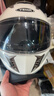 野马（YEMA）3C认证828S摩托车头盔男全盔冬季双镜片机车安全帽 四季通用 均码 白色+防雾贴片 实拍图