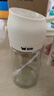 双枪油壶喷油壶 倒油喷油一体食用油玻璃油壶厨房家用不挂油 奶油白 实拍图