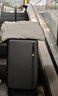 银座大容量行李箱深仓扩容旅行箱密码拉杆箱抗压磨 高级灰22英寸 实拍图