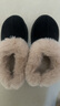 2025新款棉拖鞋女毛绒女士单鞋外穿雪地靴家居棉鞋防滑棉拖毛毛拖 8809雪地靴-黑色 40 -41适合39-40 实拍图