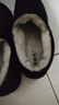布舍元老北京布鞋棉鞋高帮羊毛保暖男中老年防滑爸爸鞋74X-0214黑色44 实拍图