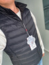 鸭鸭（YAYA）反季冬装羽绒马甲男女轻薄款修身短款保暖运动休闲冬季外套KXM 黑色 XL （男女款） 实拍图