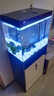 福路康超白玻璃免换水生态鱼缸客厅小型水族箱落地金鱼缸造景一体柜家用 黑色400鱼缸+柜子(智能超白) 实拍图