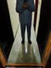 雅鹿春秋季纯棉睡衣男士长袖全棉休闲大码肥佬宽松家居服套装 7722 XL 实拍图