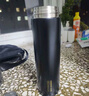 炊大皇 保温杯 316L医用级不锈钢茶水分离商务便携保温杯 黑色 490ml 实拍图
