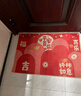 佳茉乔迁之喜入户门地垫门外进门垫新居门口入门脚垫地毯红色喜庆脚垫 实拍图