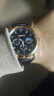 正品男士手表高档休闲石英表简约气质男表皮带高颜值罗马时尚腕表 黑色运动款 实拍图