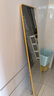 镜子全身镜家用落地试衣镜壁挂卧室贴墙穿衣镜网红ins立体落地镜 40*150耀日金-壁挂落地两用 实拍图