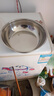 【不锈钢】和面盆厨房烘焙家用火锅盆洗菜打蛋汤锅盆醒面盆料理盆 32cm【热卖款】不锈钢 和面盆 实拍图