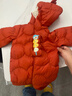 巴拉巴拉童装婴儿连体衣轻薄羽绒服宝宝衣服2025冬装抱衣爬服男童女童萌趣 红色糖葫芦-白鸭绒 90 cm-充绒量47g 实拍图