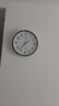 康巴丝（Compas）挂钟客厅 简约静音客厅石英钟表挂墙时钟 c2866 黑色 30.5cm直径 实拍图