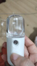 加湿喷雾器补水仪便携充电冷喷润脸保湿大喷雾防漏水小型随身便携式充电美容仪 白色 实拍图