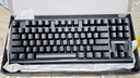 CHERRY樱桃 MX1.1黑曜极光 机械键盘 游戏键盘 悬浮式无钢结构 87键有线键盘 RGB灯效  黑色 红轴 实拍图