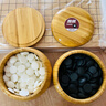 得力（deli）五子棋围棋象棋楠竹套装仿玉棋子楠竹双面棋盘棋罐高档亲朋送礼盒 实拍图