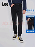 Lee【张凌赫代言】中腰锥形日常显瘦经典五袋款男牛仔裤休闲潮流 黑色(731舒适锥形版型） 28 （100-110斤可选） 实拍图