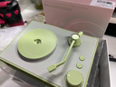 四舍五入香薰蓝牙音箱高颜值桌面复古小音响唱片机氛围灯女生闺蜜高级感精致小众实用新婚男生女士生日礼物 抹茶绿|生日礼物女士精致高级感实用有意义 实拍图