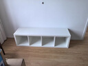 宜家（IKEA）KALLAX卡莱克搁架单元书柜开放式书架收纳架柜子展示架 白色搁架42x147cm 实拍图