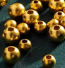 喜上眉梢喜饰黄金古法金珠999足金散珠硬金光面磨砂转运珠路路通圣诞礼物 3mm 重版光珠单颗 0.1g 实拍图