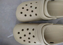 名创优品（MINISO）洞洞鞋女男夏季外穿沙滩凉鞋防滑厚底踩屎感包头凉拖鞋骨白38-39 实拍图