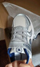 泰兰尼斯秋季儿童运动鞋百搭男童跑步鞋女童轻便防滑老爹鞋白/银色26码 实拍图
