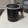 京东京造茶杯便携式黑陶茶泡茶壶茶杯功夫茶具办公杯随身茶壶容量400ml 实拍图