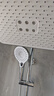 京东京造【国家补贴】钢琴师琴键恒温淋浴花洒全套装一体全铜淋浴器典雅银 实拍图
