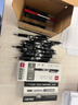 得力（deli）直液笔中性笔 0.5mm子弹头签字笔学生考试笔走珠笔水笔 黑色 办公用品12支/盒S656 实拍图
