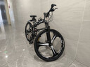 永久26英寸前后减震软尾折叠山地自行车变速男女式成人儿童单车一体轮 实拍图