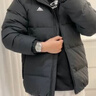 adidas 拒水防泼防风保暖鸭绒羽绒服面包服男女同款阿迪达斯官方   黑色   2XL 实拍图