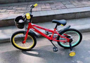 凤凰（Phoenix）自行车儿童男女孩3-6-10-13岁带辅助轮小恐龙红18寸生日新年礼物 实拍图
