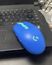 罗技（G）G304 LIGHTSPEED无线鼠标 游戏鼠标 轻质便携 鼠标宏 绝地求生FPS英雄联盟吃鸡 生日礼物 蓝色 实拍图