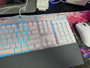 美商海盗船(USCORSAIR) K70 RGB PRO 机械键盘 游戏键盘 全尺寸 8000Hz 竞技模式 铝框体 白色 OPX光轴 实拍图