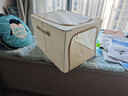 佳帮手布艺收纳箱 衣服棉被整理箱衣物储物箱百纳箱 米色大号 1只装 实拍图