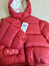 巴拉巴拉童装儿童羽绒服宝宝男女童2025冬装新款婴儿外套保暖上衣泡芙羽绒 红色小南瓜61003-白鸭绒 80 （充绒量64g 适合9-12个月） 实拍图