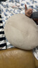 MUJI可当成腰垫使用的柔软靠垫 抱枕 腰托腰靠 浅米色 35*35*35cm 实拍图